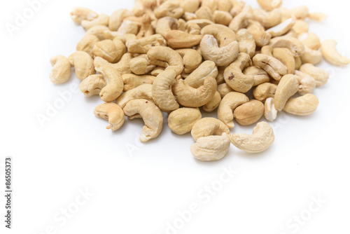 Heap of cashew nuts,