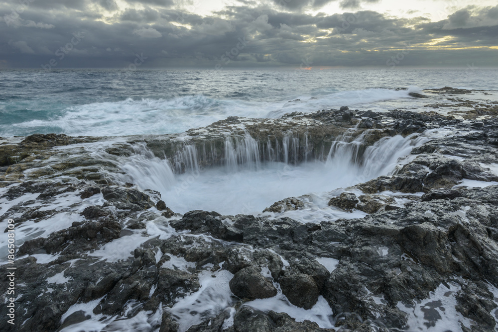 Bufadero de La Garita en Telde, Gran Canaria (España)