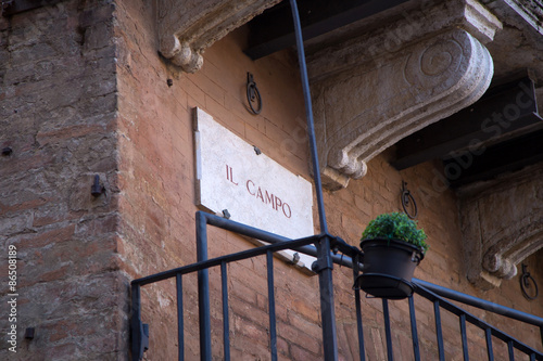 Campo Square, Siena photo