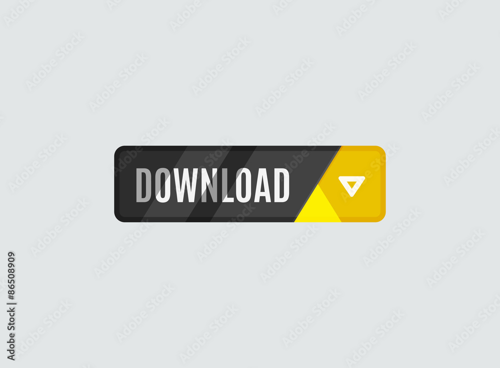 Download button, futuristic hi-tech UI design Download button, futuristic hi-tech UI design