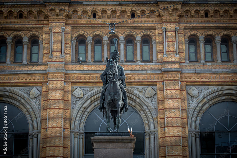 Reiterstatue in Hannover