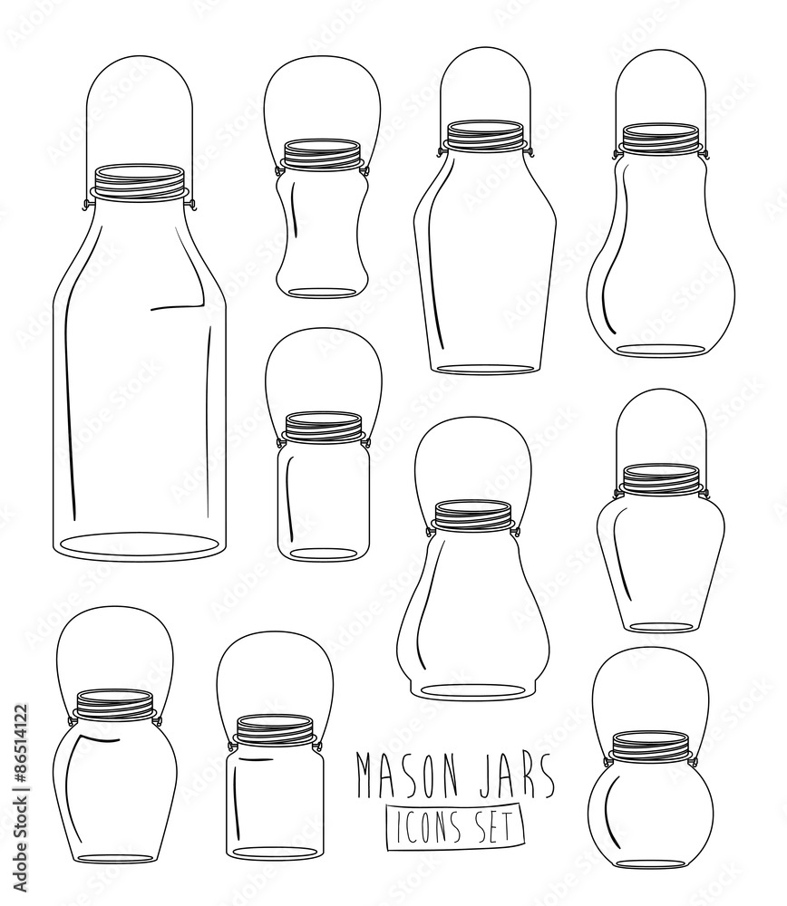 Mason jar design