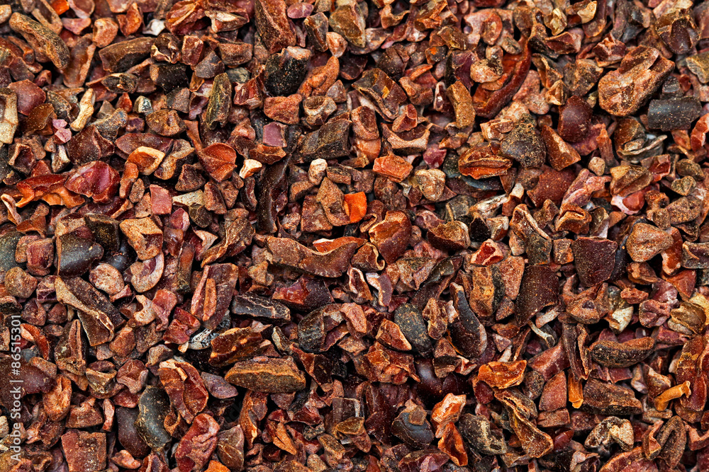 Cocoa nibs texture Cocoa nibs texture