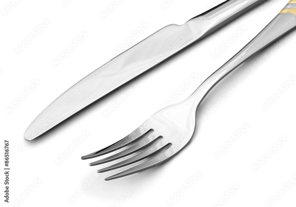 Fork, Silverware, Table Knife.