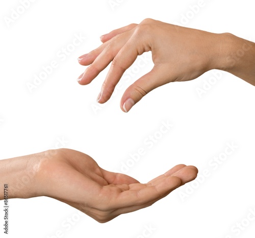 Key, Human Hand, Giving.
