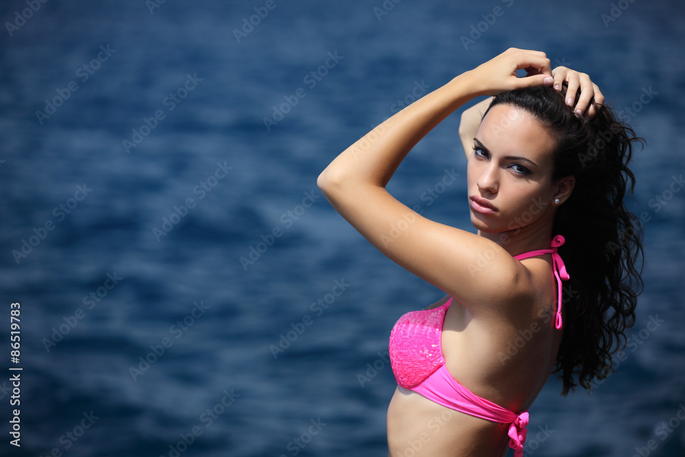 Beautiful Woman On The Beach Beautiful Woman On The Beach