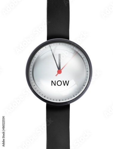 "Now" in Uhr