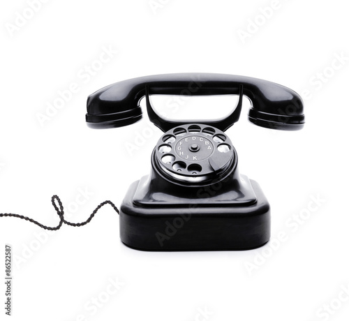 Wählscheibentelefon mit Kabel