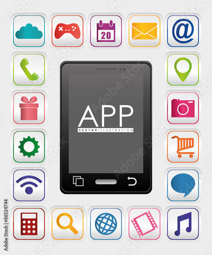 Smartphone applications design.