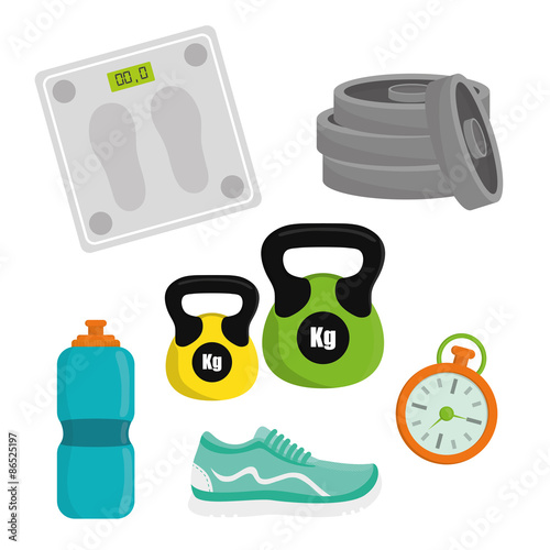 Gym digital design.