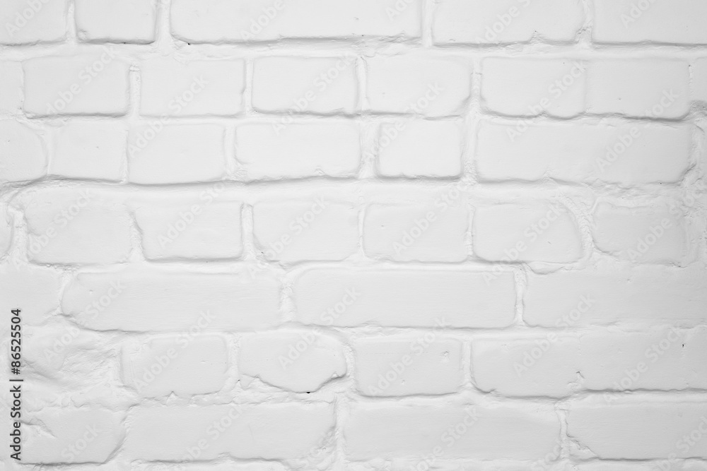Fototapeta premium White brick wall