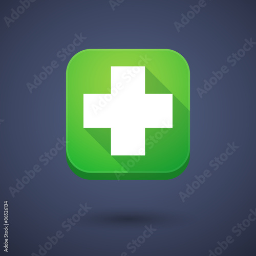 App button with a pharmacy sign