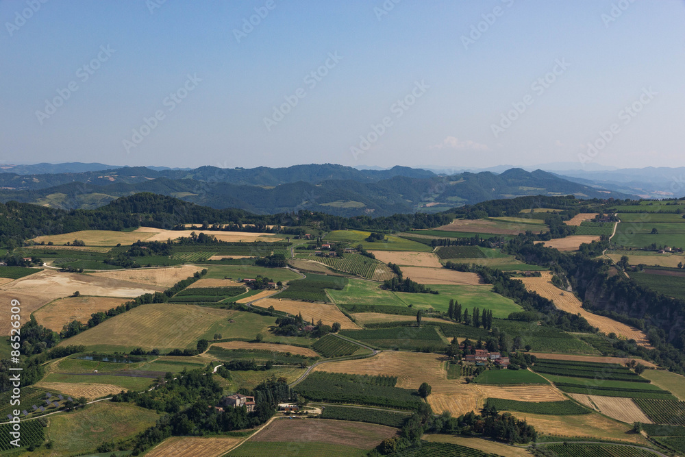 Panorama agricolo delle colline Romagnole 2