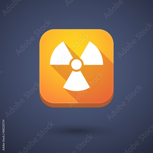 App button with a radio activity sign