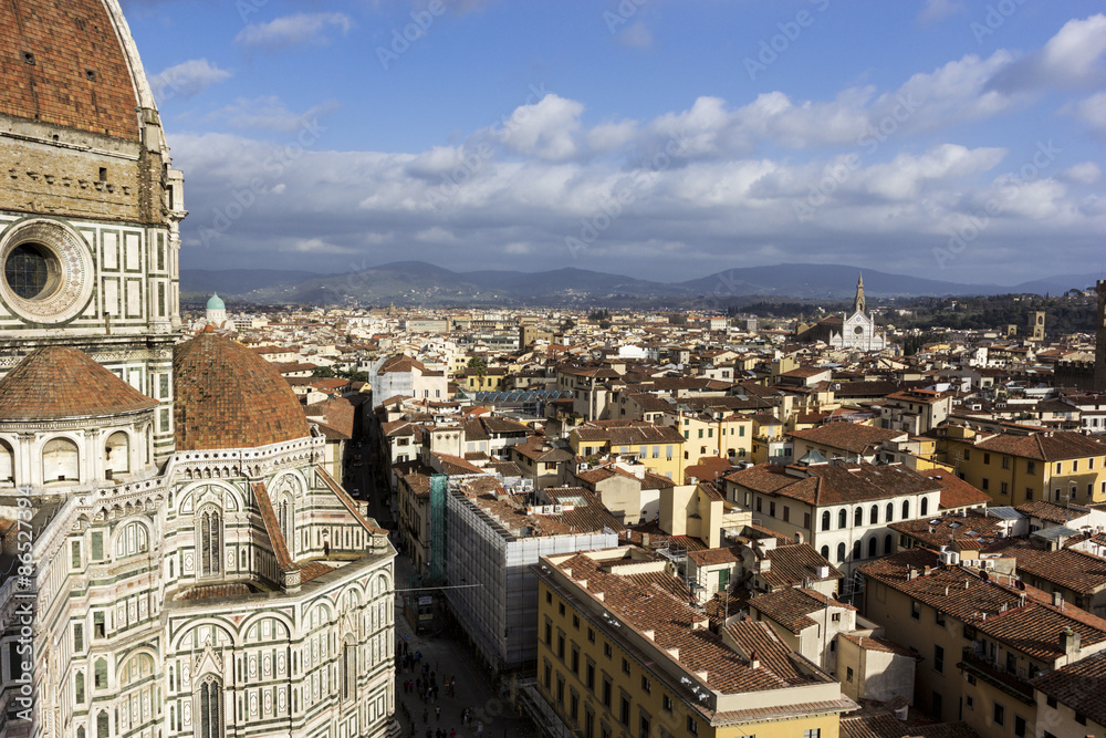 Obraz premium View on Florence in Italy