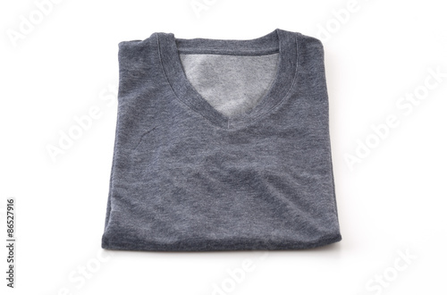 shirt. folded t-shirt on white background