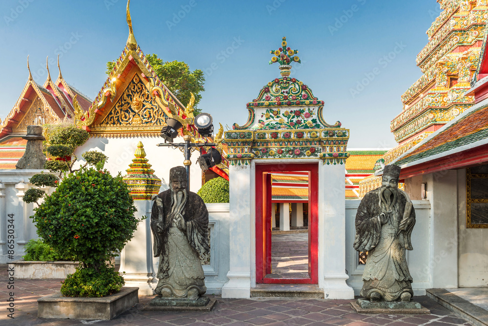 Obraz premium Wat Pho, Bangkok, Thailand