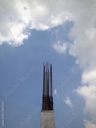 Concrete Column in the sky