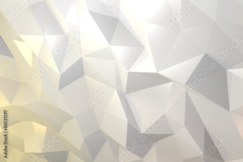 Yellow and beige abstract crystal background