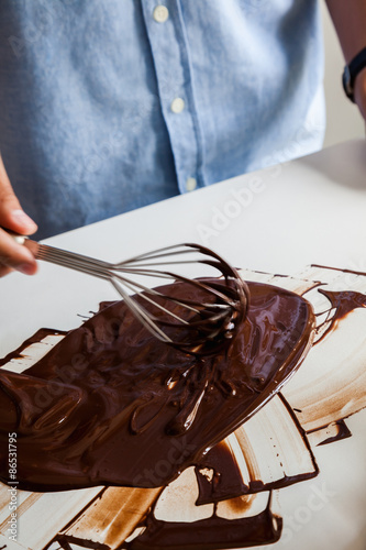 Tempering Chocolate photo