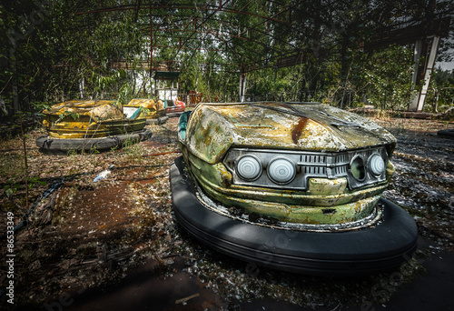 Chernobyl Bumper Cars, Pripyat Fairground photo