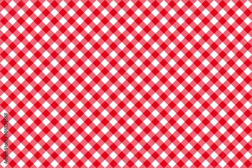 diagonal red tablecloth seamless pattern