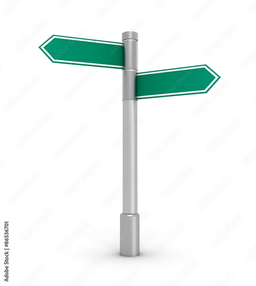 blank signpost blank signpost