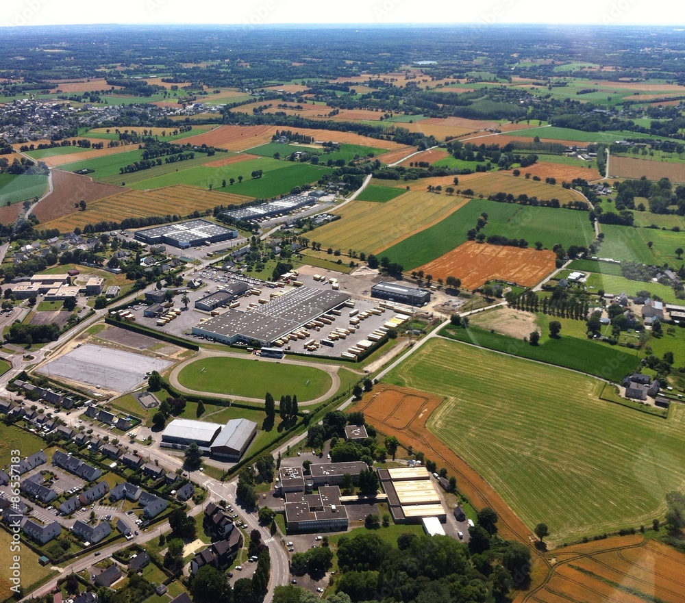 Fototapeta premium zone industrielle