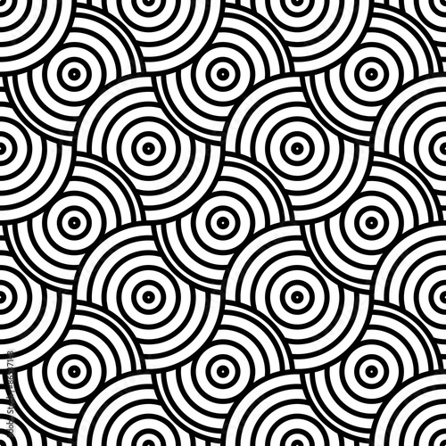 Seamless abstract geometric pattern