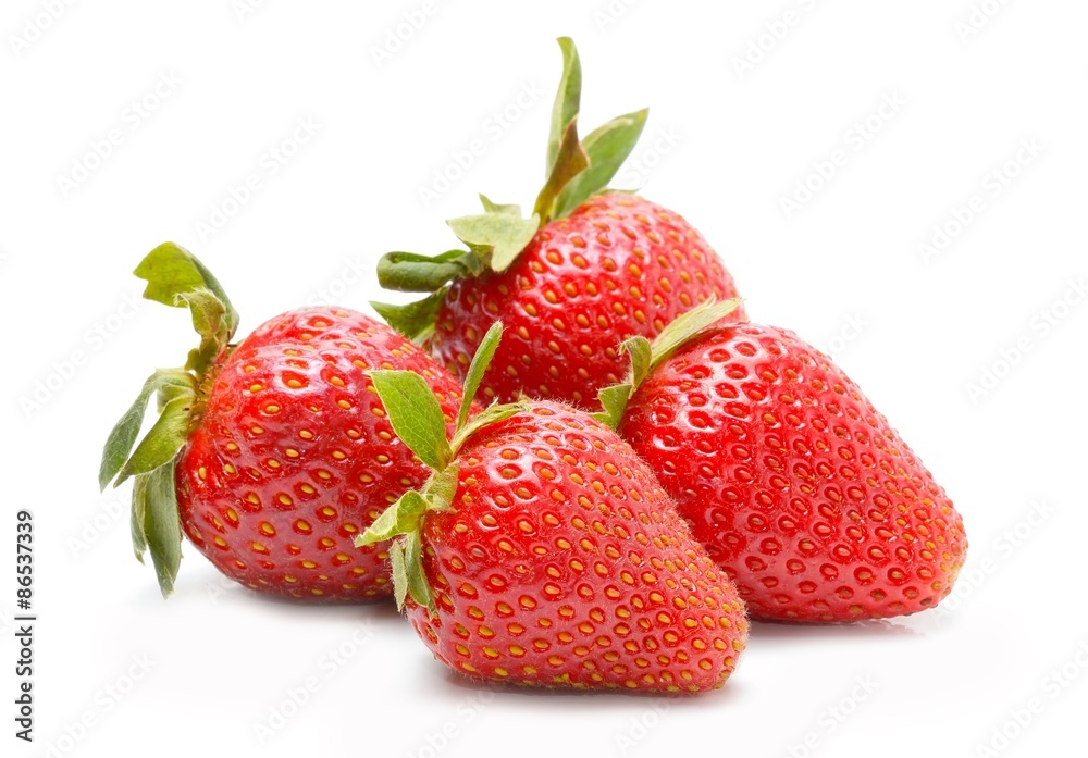strawberry on white background strawberry on white background