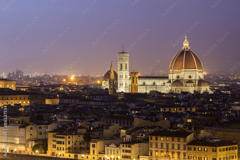 View on Florence Cathedral in Italy