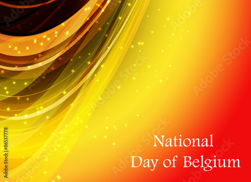 Abstract image of the Belgian flag