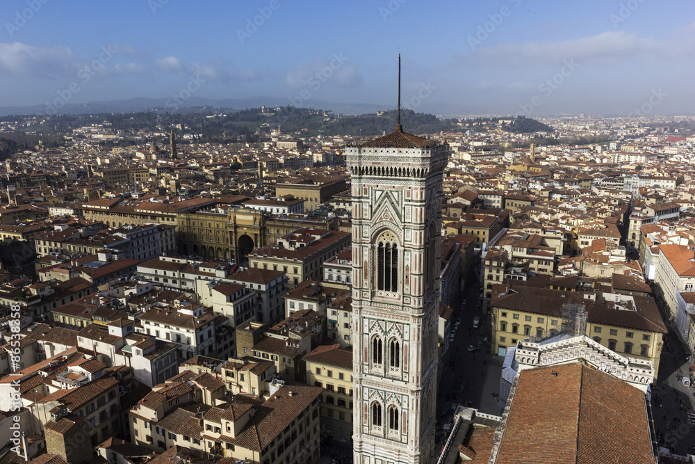 View on Florence from Brunelleschi’s Dome