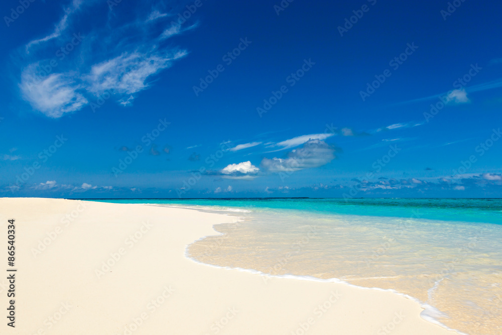 paradise wild beach on the Caribbean paradise wild beach on the Caribbean