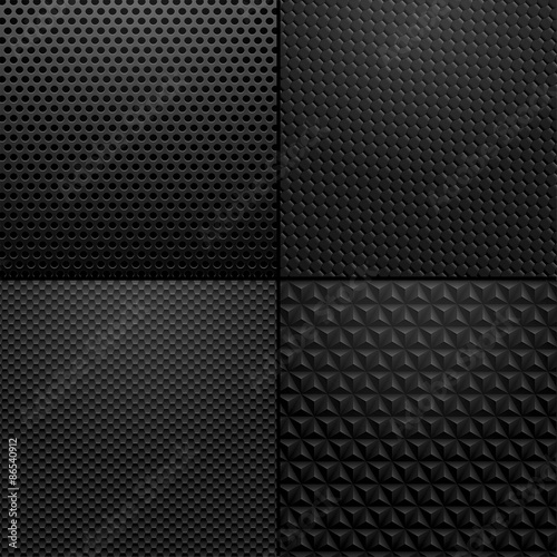 arbon and Metallic texture - background illustration