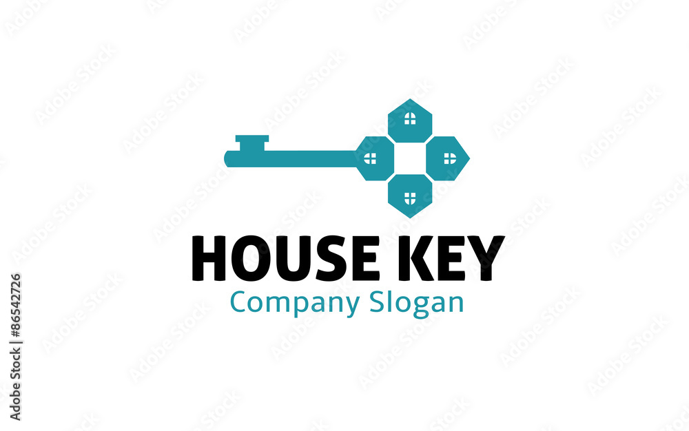 House Key Logo template House Key Logo template