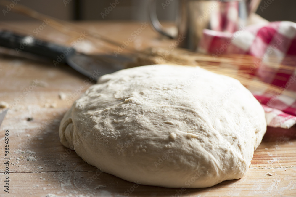 Fresh homemade pizza dough Fresh homemade pizza dough