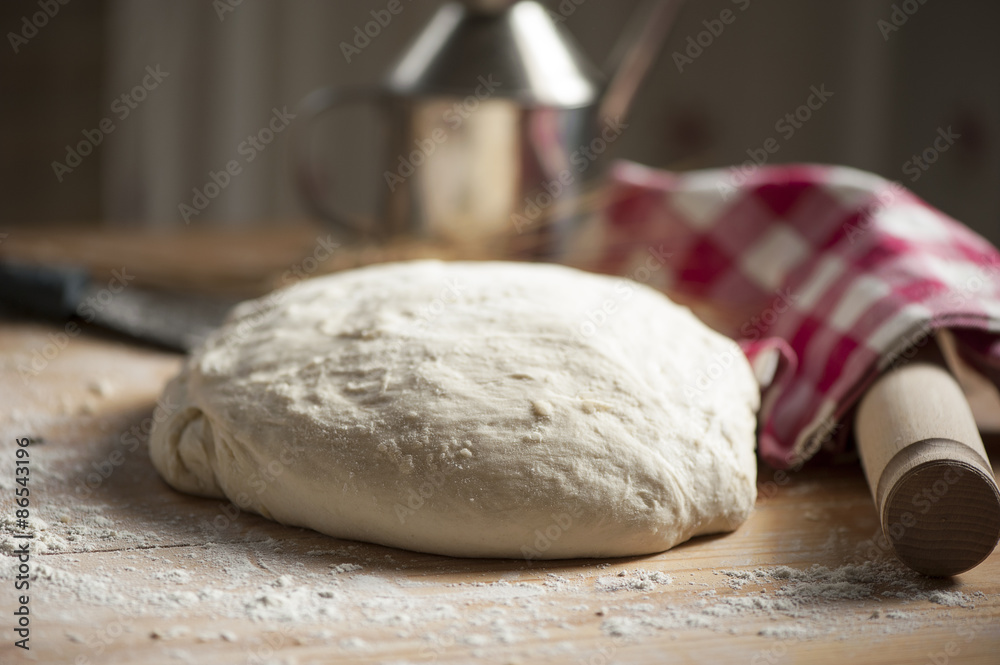Fresh homemade pizza dough Fresh homemade pizza dough