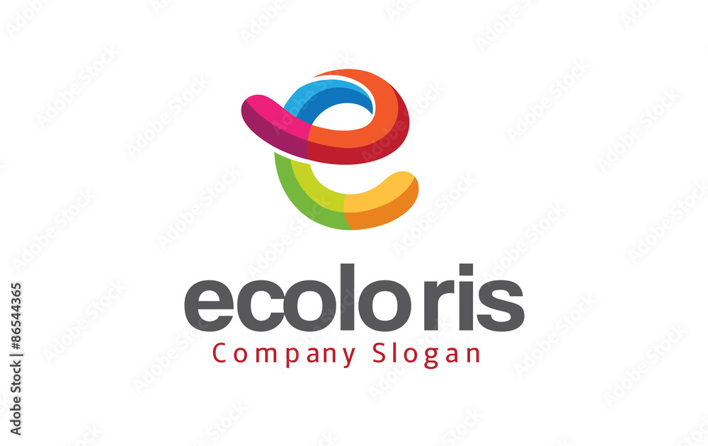 Obraz premium Ecoloris Logo template 