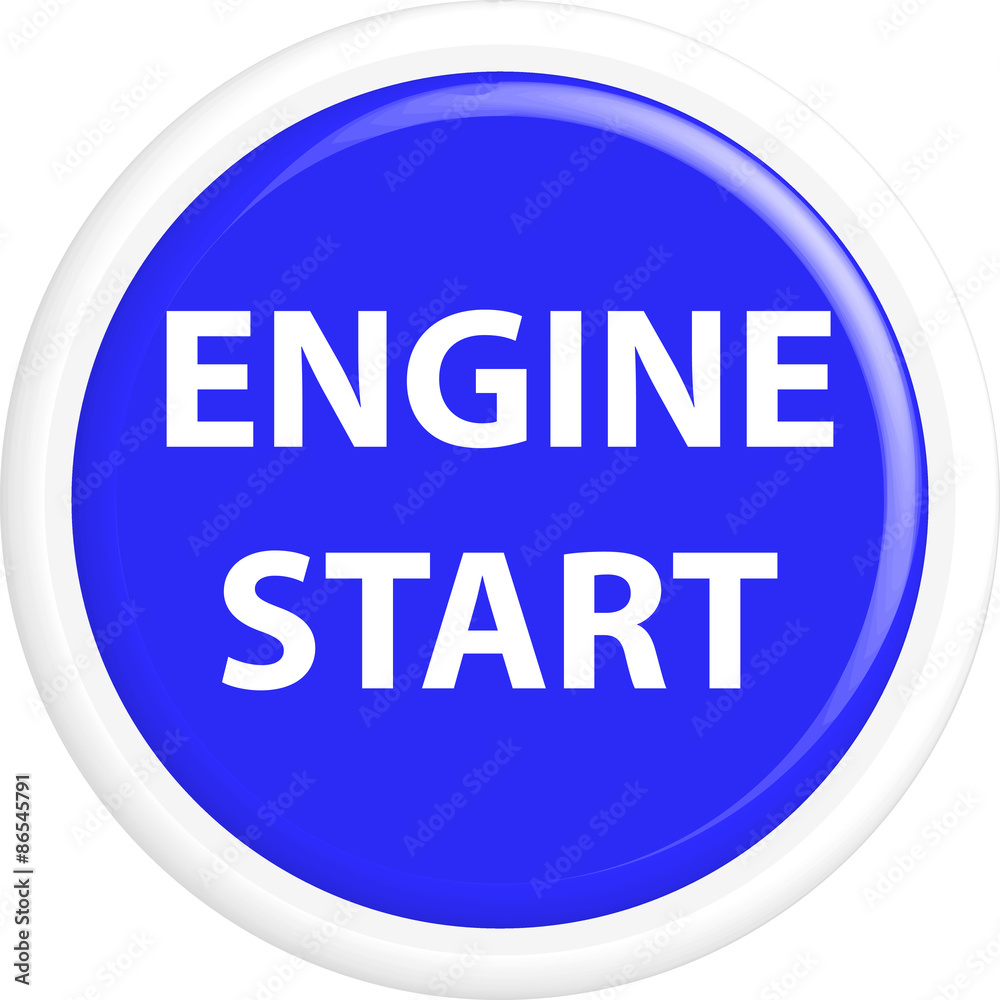 Button engine start Button engine start