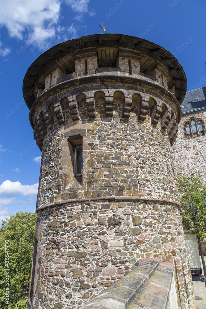 Tower in the castle of Wernigerode