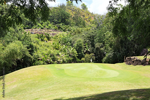 Golf course at the Constance Lemuria Resort.