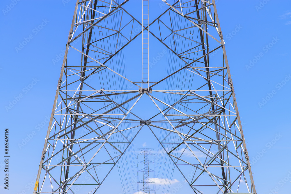 High power electricity pole