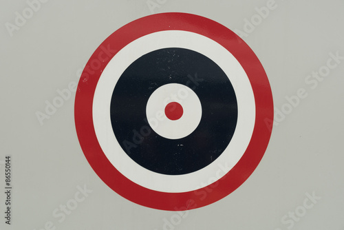 target on helicopter