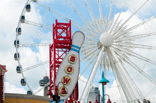 Ferris Wheel in Clifton Hill, Niagara Falls, Ontario photo