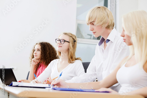 Students at lesson