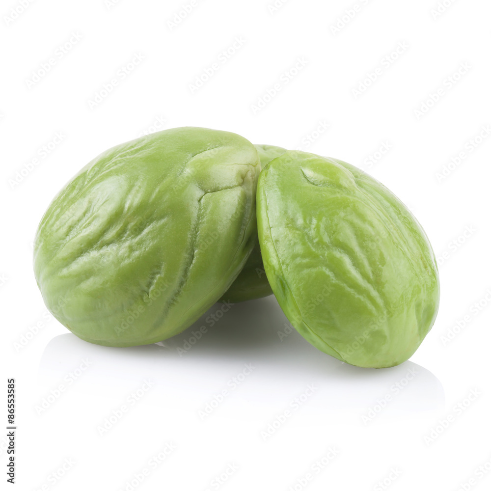 Petai, Bitter Beans isolated on a white background. Petai, Bitter Beans isolated on a white background.
