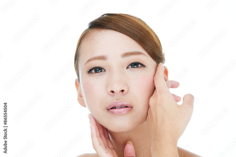 肌の美しい女性