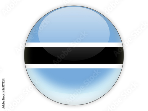 Round icon with flag of botswana Free Download Round icon with flag of botswana - GFXLoad