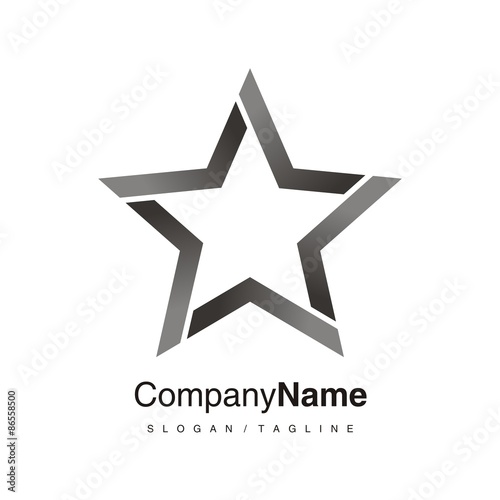 Star logo icon vector